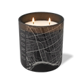 Wild Journey Custom Etched Toronto Map 12 oz Studio Series Candle in Black
