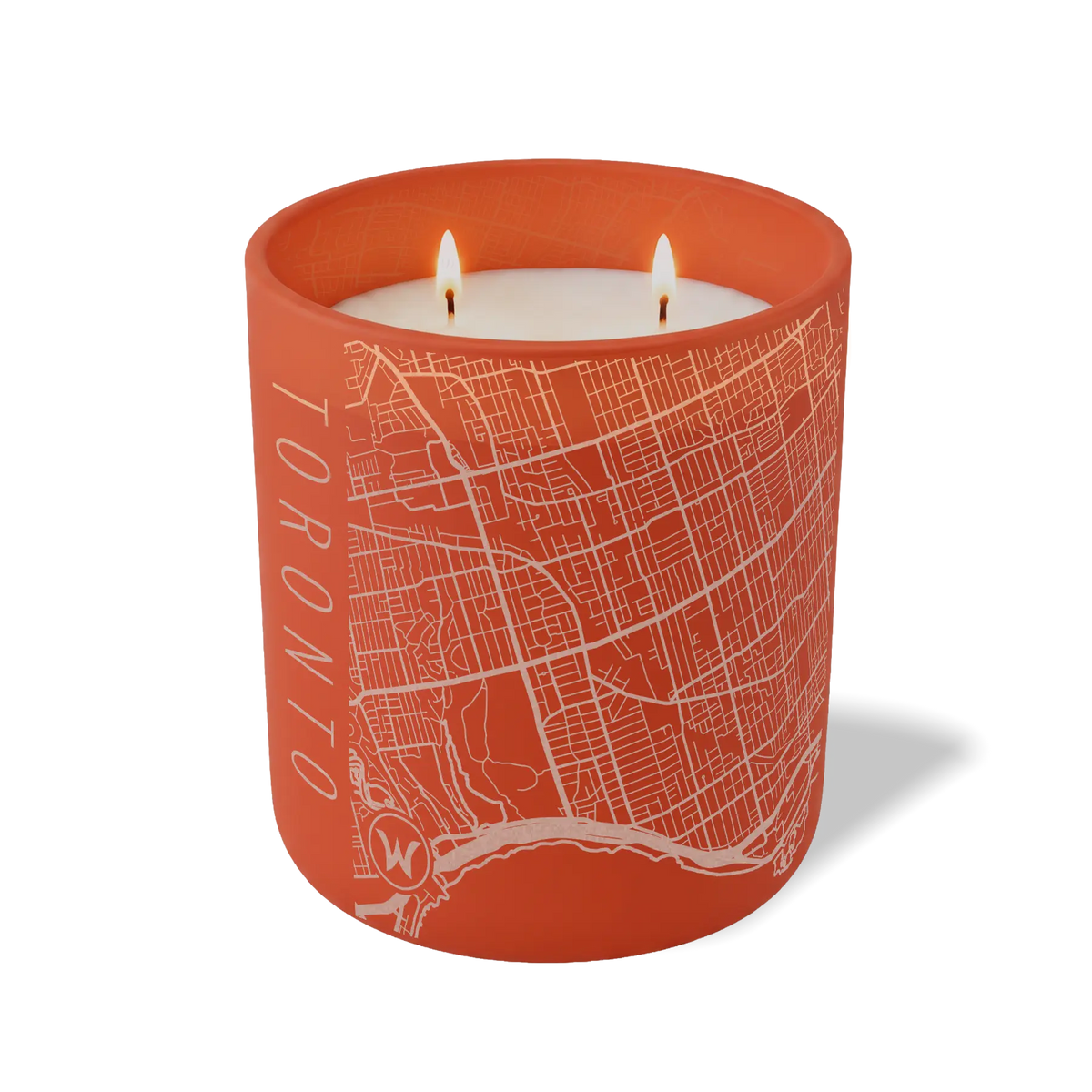 Wild Journey Custom Etched Toronto Map 12 oz Studio Series Candle in Canyon