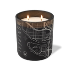 Wild Journey Custom Etched Montreal Map 12 oz Studio Series Candle in Black