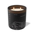 Wild Journey Custom Etched Vancouver Map 12 oz Studio Series Candle in Black