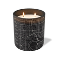Wild Journey Custom Etched Edmonton Map 12 oz Studio Series Candle in Black