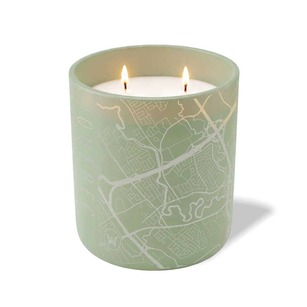 Wild Journey Custom Etched Quebec City Map 12 oz Studio Series Candle in Meadow