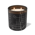 Wild Journey Custom Etched Winnipeg Map 12 oz Studio Series Candle in Black